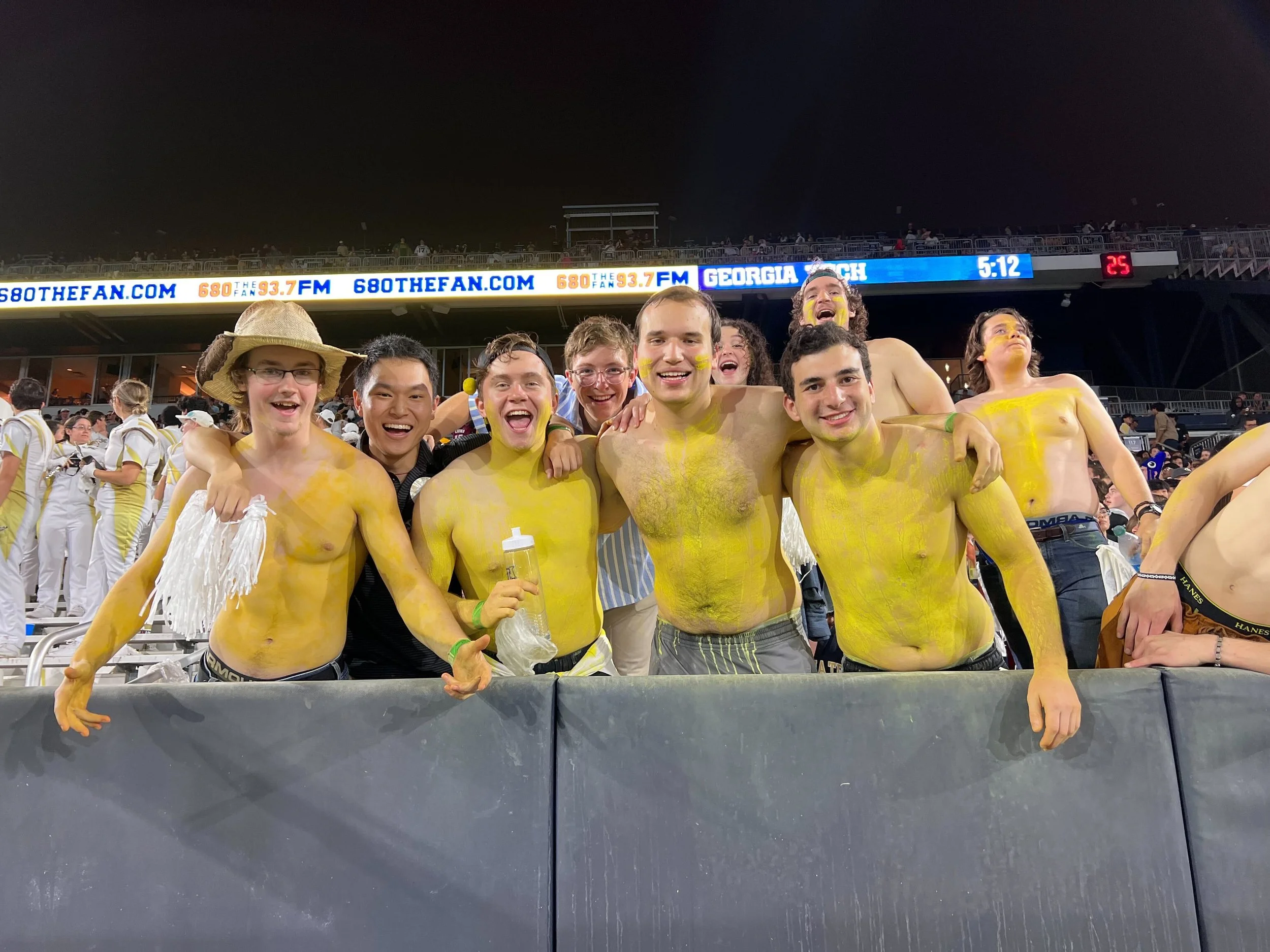 Phi Kappa Theta brothers at an event